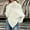 Beige, variant on Fesfesfes Women's Thick Sweater Fall Winter Asymmetric Turtleneck Batwing Sleeve Unique Hem Blouses Solid Color Tops for Daily Wear(Beige,M)