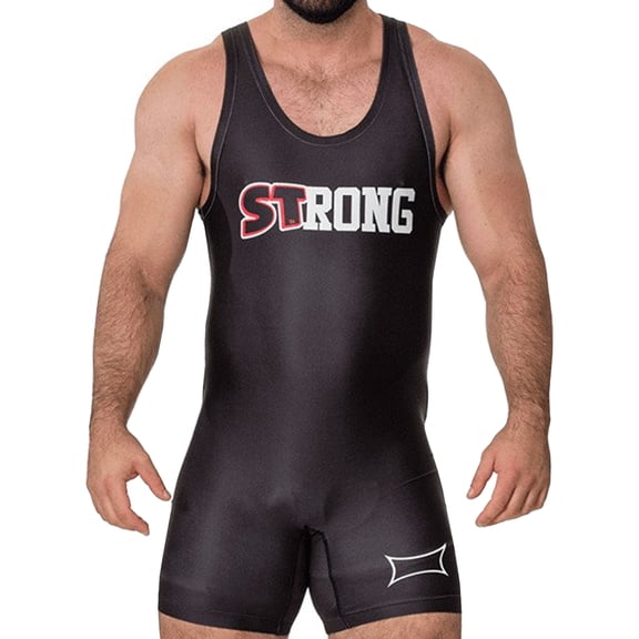 Sling Shot Signature STrong Powerlifting Singlet by Mark Bell - Medium - Black