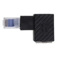 thumbnail image 3 of CNKOO 90 Degree Right Left Up Down Angle RJ45 Male to Female Cat 5 / 6 Ethernet LAN Extension Adapter, 3 of 3