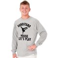 thumbnail image 3 of Handstand Posse Lets Play Gymnastics Men's Long Sleeve Tee T Shirt Brisco Brands M, 3 of 6