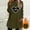 Army Green, variant on Long Jackets for Women, Graphic Print Coat with Long Sleeve Crew Neck Pocket Thick Winter Top