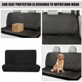 thumbnail image 2 of HLONK Bench Seat Cover Bench Car Seat Cover Car Interior Accessory Rear Car Seat Protector, 2 of 7