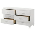 thumbnail image 3 of ACME Casilda 6-Drawer Rectangular Dresser in White, 3 of 5