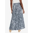 thumbnail image 2 of Jessica London Women's Plus Size Wrinkle Resistant Pull-On Elastic Knit Maxi Skirt, 2 of 6