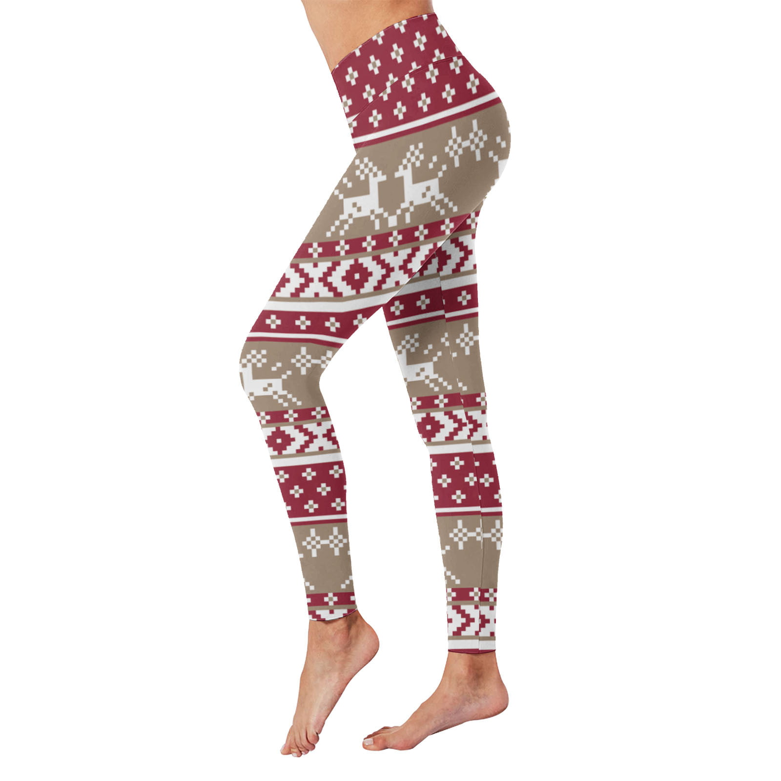 Hoes nakoming slaap christmas leggings for women workout Christmas Print Series High Waist  Women's Tights Compression Pants For Yoga Running Gym And Daily Fitness High  Waist Leggings - Walmart.com