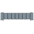 thumbnail image 1 of "Versare Room Divider 360 Portable Wall Partition | 9 Panels Wide | 25' x 5' Powder Blue Fabric Panels", 1 of 7