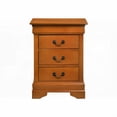 thumbnail image 2 of Classic Solid Oak Nightstand with 3 Drawers – No Assembly, 2 of 8