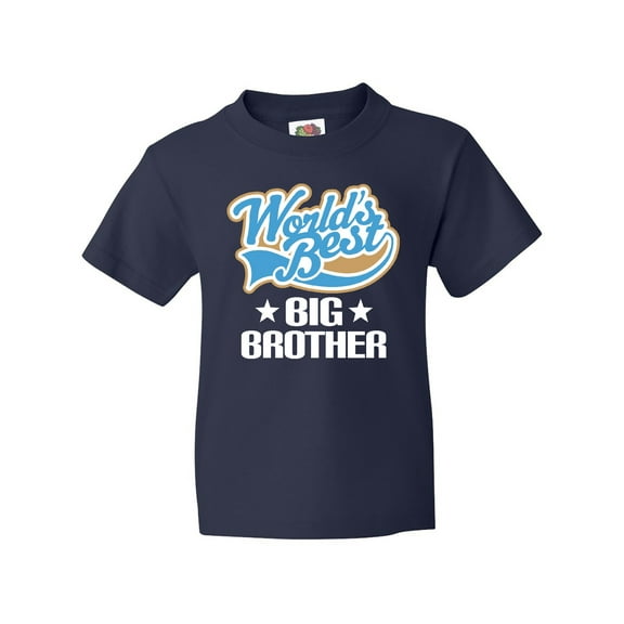 Inktastic Worlds Best Big Brother Youth T-Shirt