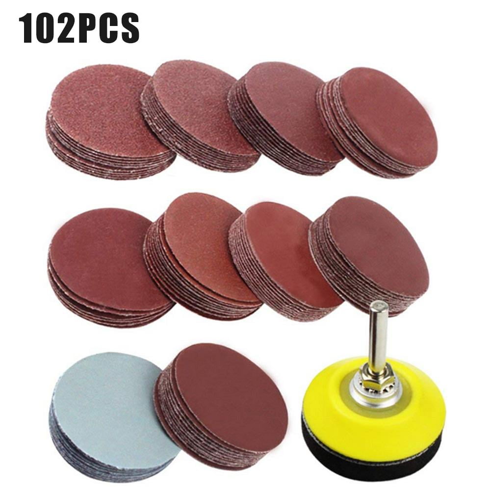 Details about   100PCS 3inch Sanding Discs Pad Kit For Drill Grinder Tools Polishing Set 