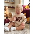 thumbnail image 5 of Cenuakty Baby Boys Girls Romper Long Sleeve Round Neck Football Embroidery Bodysuit Newborn Fall Playsuit, 5 of 9