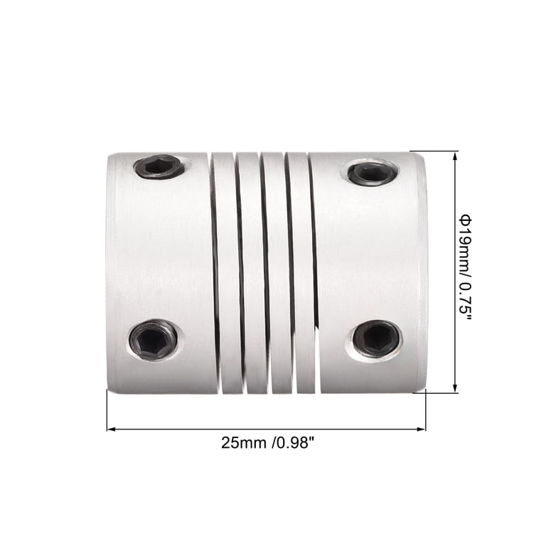 RANIT Weij 5Pcs Aluminum Alloy Shaft Coupling Flexible