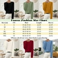 thumbnail image 3 of absuyy Fall Winter Sweaters for Women Long Sleeve Pullover Knitted Sweaters Sofy Lightweight Warm Basic Tops, 3 of 6