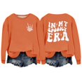 thumbnail image 2 of YVNAURA Women's Oversized Halloween Sweatshirt Vintage Spooky Season Pullover Crewneck Long Sleeve Graphic Print Loose Fit Fall Casual Tops for Party Daily Wear 1 Pack, Orange,L, 2 of 4