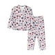 thumbnail image 1 of Balery Happy Columbus Day Conjunto de Pijama con Estampado para Mujer, Conjunto de Dos Piezas con Manga Larga, Ropa de Dormir Suave con Bolsillos, Pijamas Cómodos-Medium, 1 of 7