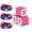 3pcs Pink, variant on USB Charger Block, 3 Pack USB Wall Charger with 6FT Type C Charger Cable Cord USB-C Charging Cable, Dual Port Phone Charger Android Fast Charging Block USB Plug Adapter USB Charging Block