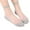 Grey, variant on Transparent Ankle Socks for Women Sheer Basic Hosiery with Crystal Details Everyday Essential Lightweight Invisible Style White
