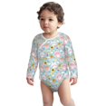 thumbnail image 2 of Xecao Love You Rabbit Print Baby unisex-baby Cotton Long-sleeve Bodysuits-6 Months, 2 of 6
