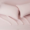 thumbnail image 3 of Lightweight Super Soft Easy Care Microfiber Bed Sheet Set with es Deep Pockets Queen Blush Pink, 3 of 6