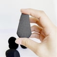 thumbnail image 4 of 2-Cuts Shape x2Pro-series Black Makeup Sponge Blenders - Acabado impecable para base en polvo - Poliuretano hidrofílico suave sin látex esquí esquí Gafas de esquí, 4 of 4