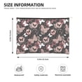 thumbnail image 3 of Kdxio Butterflies1 Makeup Bag Toiletry Bag Canvas Makeup Bags Zipper Cosmetic Pouch Travel Cosmetic Pouch for Women Gifts, 3 of 7