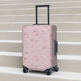 thumbnail image 4 of Cauagu Minimalist Snowflake Print Travel Luggage Cover,Travel Dust-proof Suitcase Cover Softside Suitcase Protector for 18-32inch,Not Included Suitcase, 4 of 8