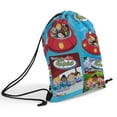 thumbnail image 5 of Little Einsteins Gym Drawstring Backpack:Waterproof, perfect for hiking, yoga, swimming, beach, and shopping, sized at 14*16.9 inches., 5 of 8