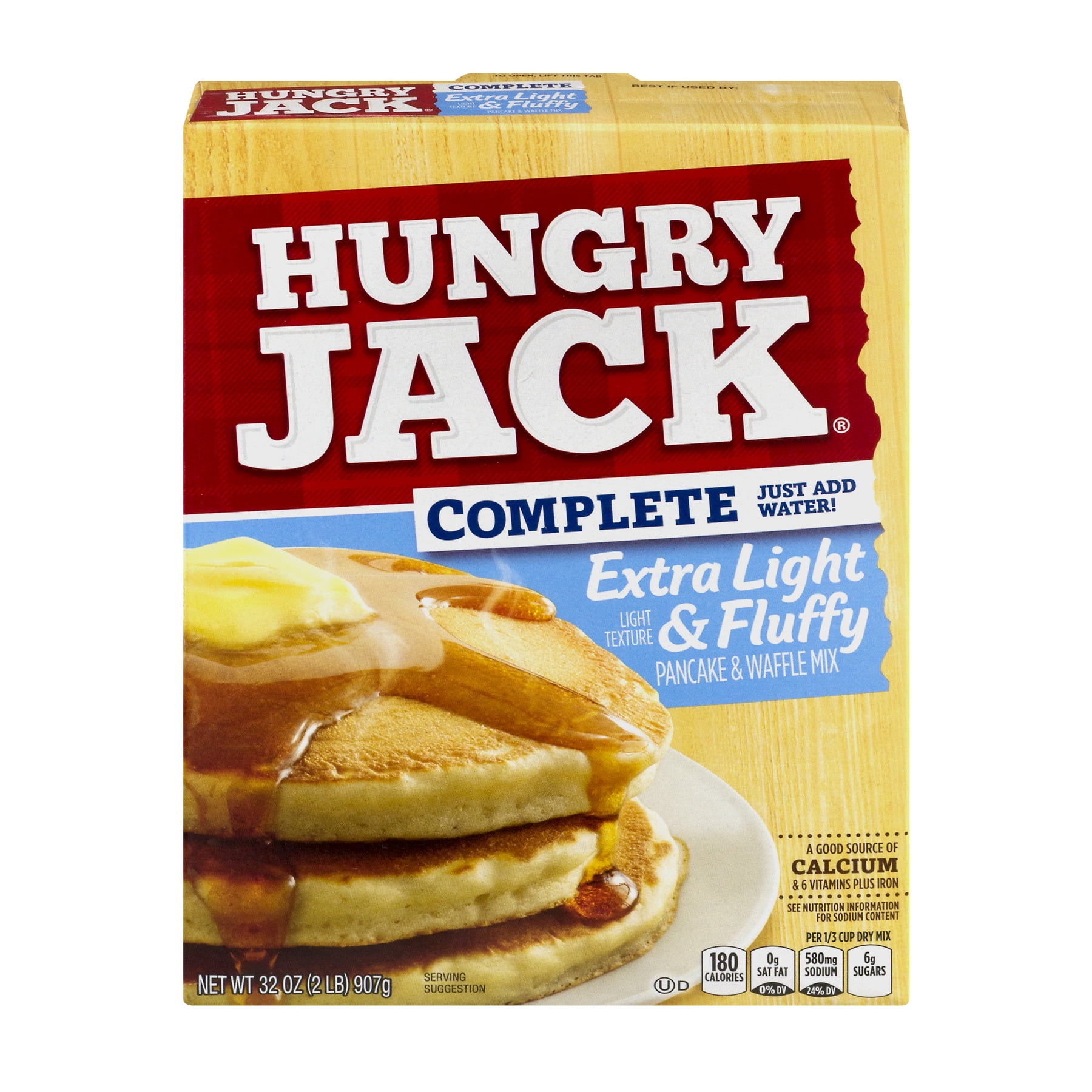 Hungry Jack Complete Extra Light & Fluffy Pancake & Waffle Mix, 32.0 OZ by The J.M. Smucker Company