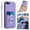 Purple, variant on Wallet Case for iPhone 7 Plus/8 Plus, Stylish Ultra Slim PU Leather Card Slots Ring Stand Wrist Strap Shockproof Protective Thin Lightweight Back Case Cover for iPhone 7 Plus/8 Plus, Black
