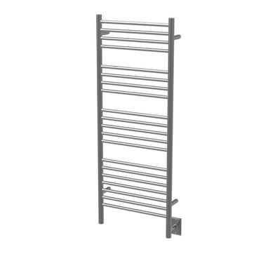 Amba Jeeves DSB Model D Straight 20-Bar Hardwired Towel Warmer - Silver