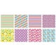 thumbnail image 2 of Xihbxyly Cuadrados de Tela de Conejito de Pascua, Patrones Primaverales, Estampados de Zanahorias y Huevos, Manualidades, Decoraciones Navideñas, Envoltura de Regalos, Tamaño 25 X 25 Cm, Juego de 10, 2 of 2