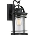 thumbnail image 1 of Quoizel Booker Medium Wall Lantern in Mystic Black, 1 of 5