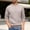 Beige-Athletic-Men, variant on Mens Sweater Heavyweight Fleece Sweatshirt Crewneck Cable Knit Pullover Sweaters Beige L