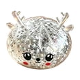 thumbnail image 2 of Christmas Deer Light Up Dumpling Squishy Toy, Soft Slow Rising Squishy Toys, Glowing Sensory Stress Relief Fidget For Adults, 2 of 4