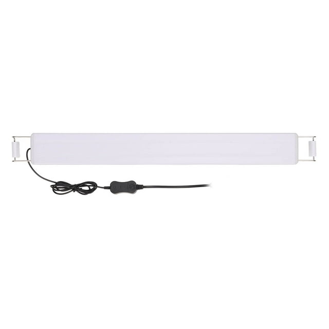 Lumière d'Aquarium Menée, 6W 3 Lumière de Poisson de Mode avec des Supports Extensibles, 4 Rangées de Lumière de Plante d'Aquarium Résistant aux Éclaboussures pour les Poissons