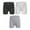 Black&Gray&White, variant on Kids Girls 3 Piece Safety Shorts Dance Bike Shorts Breathable and Safety Yoga Athletic Sports Black&White&Purple 160