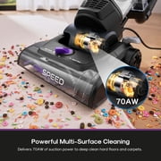 Eureka Airspeed Bagless Lightweight Vacuum Cleaner with Crevice Tool and Dusting Brush