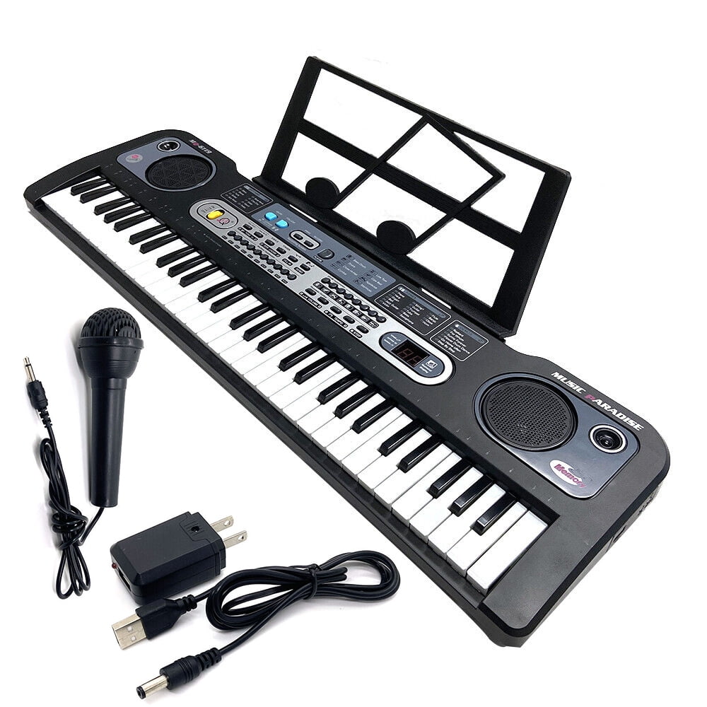 Digital Piano Keyboard 61 Key Portable Electronic Instrument with