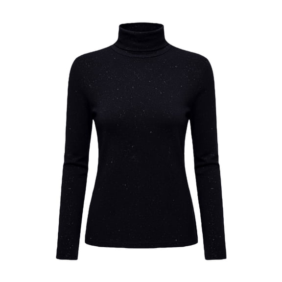 Turtleneck Glitter Tee Blouse Tops，Long Sleeve Sequin TopRibbed Knit Fall Shirts Winter Undershirt Fall Outfits Fashion Tee Party Slimming Shirts Sequin Tops For Women Long Sleeve Going Out Crop Tops