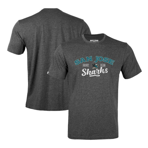Men's Levelwear Gray San Jose Sharks Richmond Ice Wall T-Shirt