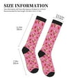 thumbnail image 4 of Pofeuu Strawberry Cake Print Compression Socks for Women & Men Circulation - Best Support for Nurses,Running,Athletic,Sports, 4 of 7