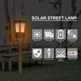thumbnail image 2 of 1pc Solar Ground Light Garden Lamp Adornment Creative Torch Lamp (Khaki), 2 of 8