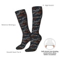 thumbnail image 4 of Fotbe Cool Sports Car Calcetas Divertidas Estampadas para Hombre y Mujer, Calcetas de Algodón hasta la Rodilla para Caminar, Correr, Enfermería y Embarazo, 4 of 6