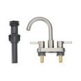 thumbnail image 3 of Better Homes & Gardens Clean Modern 4" Centerset Bathroom Faucet in Satin Nickel, 3 of 5
