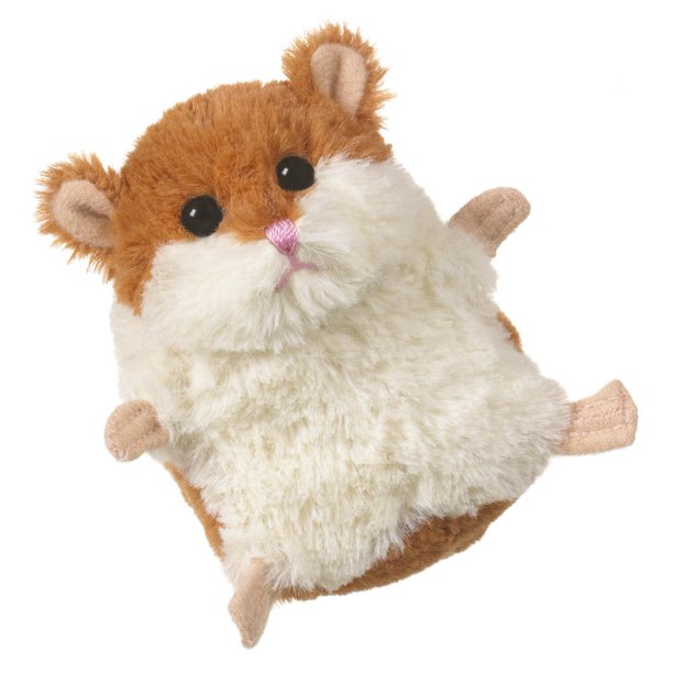 white hamster plush