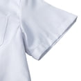thumbnail image 3 of Women Summer Japan Students Round Neck Short Sleeve JK Uniform White Shirt Top, 3 of 10