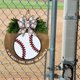 thumbnail image 4 of Fiudx Ofertas y liquidaciones Letrero decorativo de béisbol de bienvenida Letrero colgante para puerta Letrero de madera para decoración de pared de puerta, 4 of 7