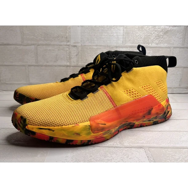 Ad-id-as Dame 5 'Dame Goose' Bold Gold/Shock Red/Core Black BB9315 size 18