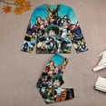 thumbnail image 4 of My Hero Academia Long Sleeve Top And Pants 2 Piece Pajama Set, 4 of 8