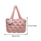 thumbnail image 2 of Bolso de moda para mujer y niña, bolso de compras de estilo lindo, bolso de viaje con cierre de cremallera, 2 of 7