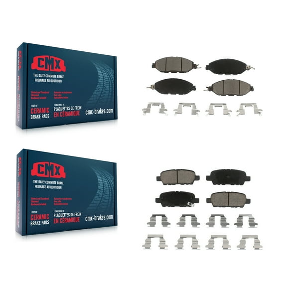 CMX Front Rear Ceramic Brake Pads Kit for Car Nissan Murano Pathfinder INFINITI QX60 JX35 KCX-100178
